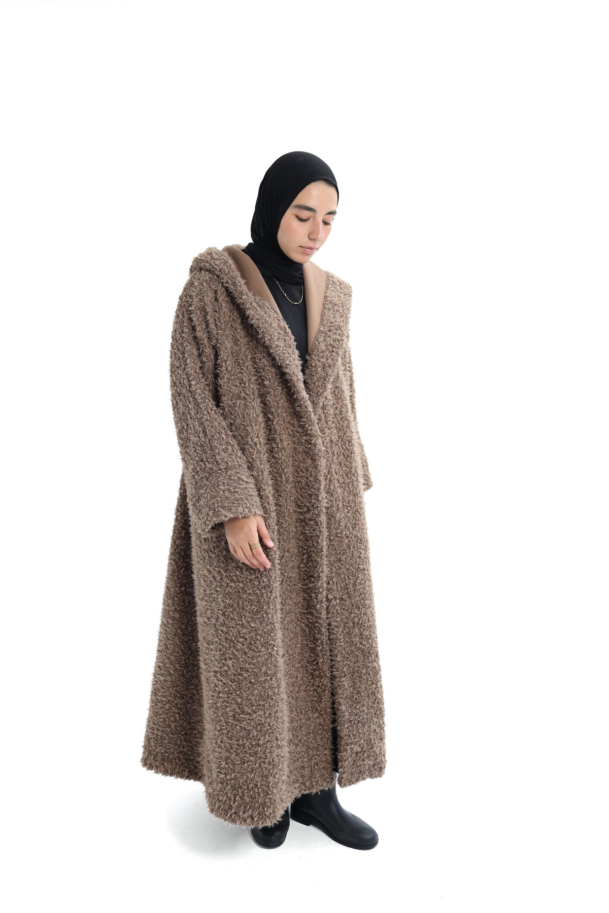 Luxe Fur Coat – Komu Lale modest coat