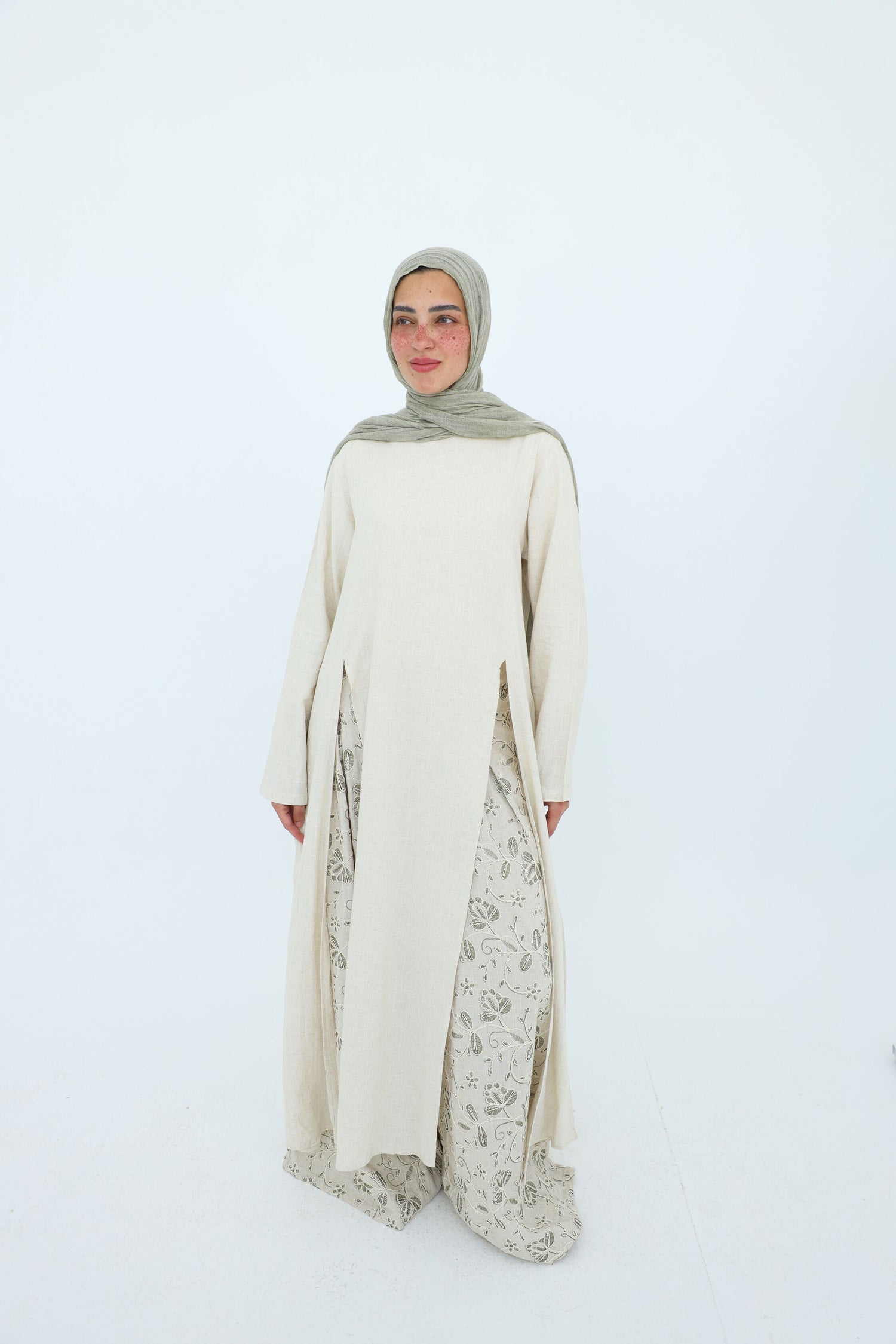 Linen Modest Set