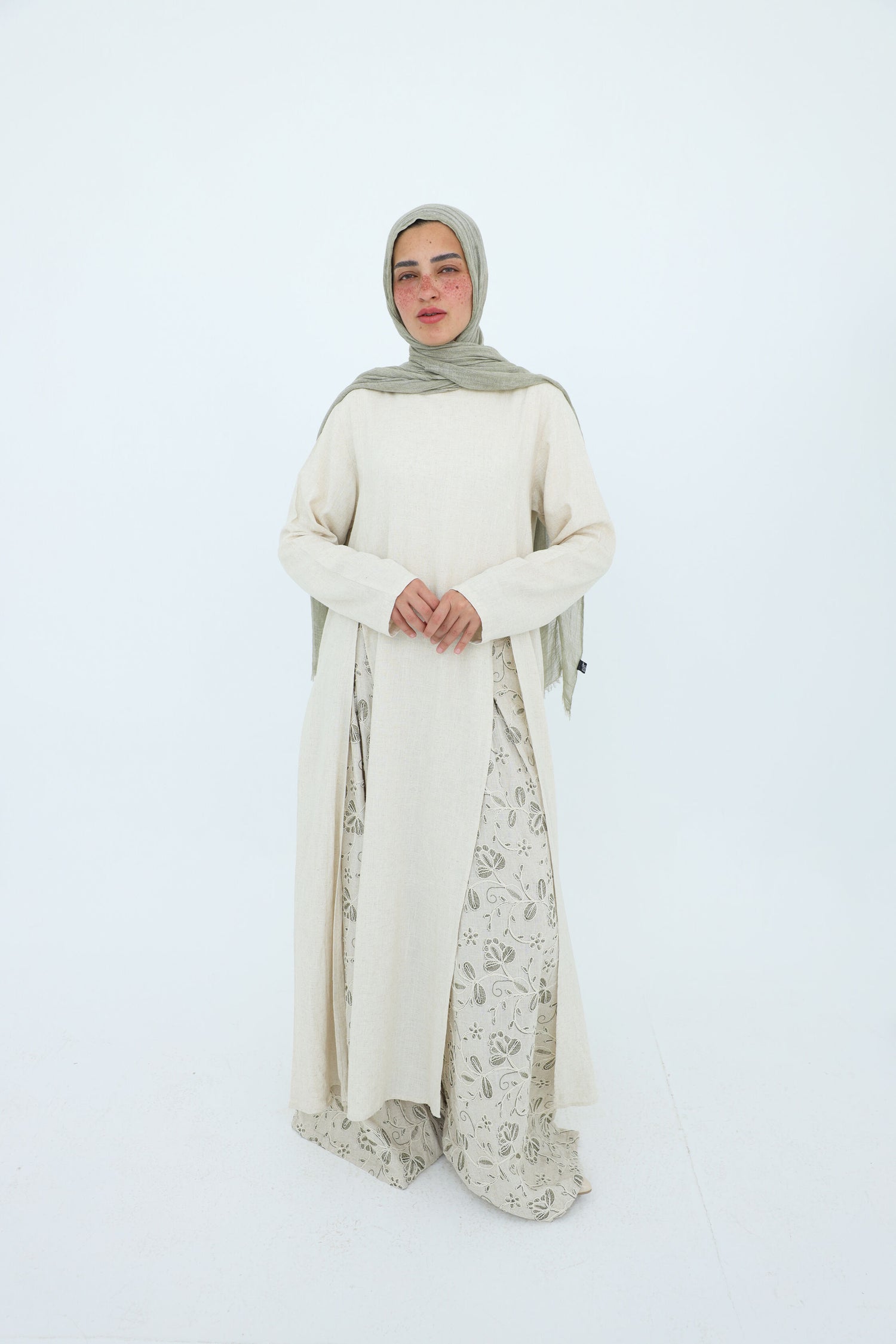 Linen Modest Set