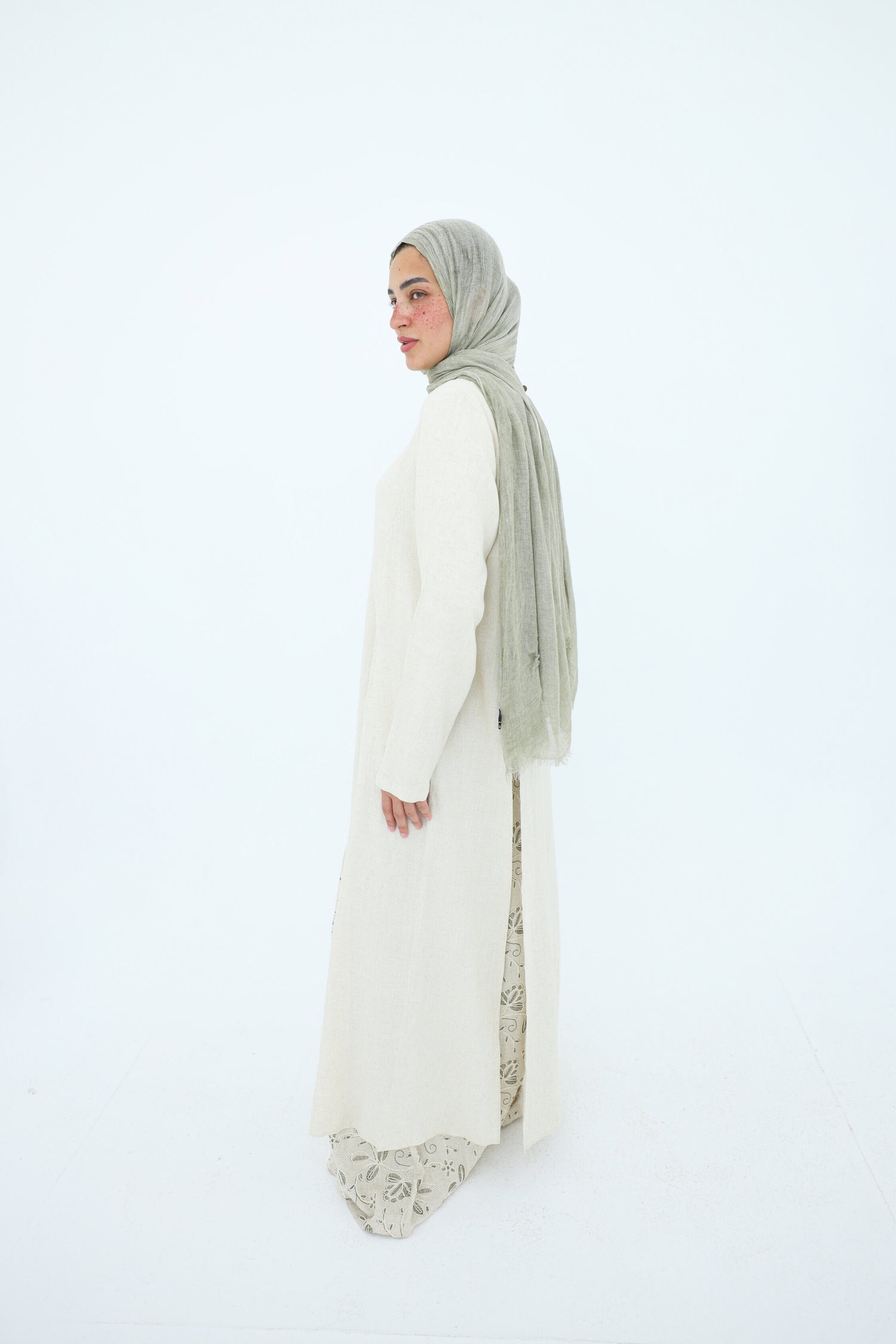 Linen Modest Set