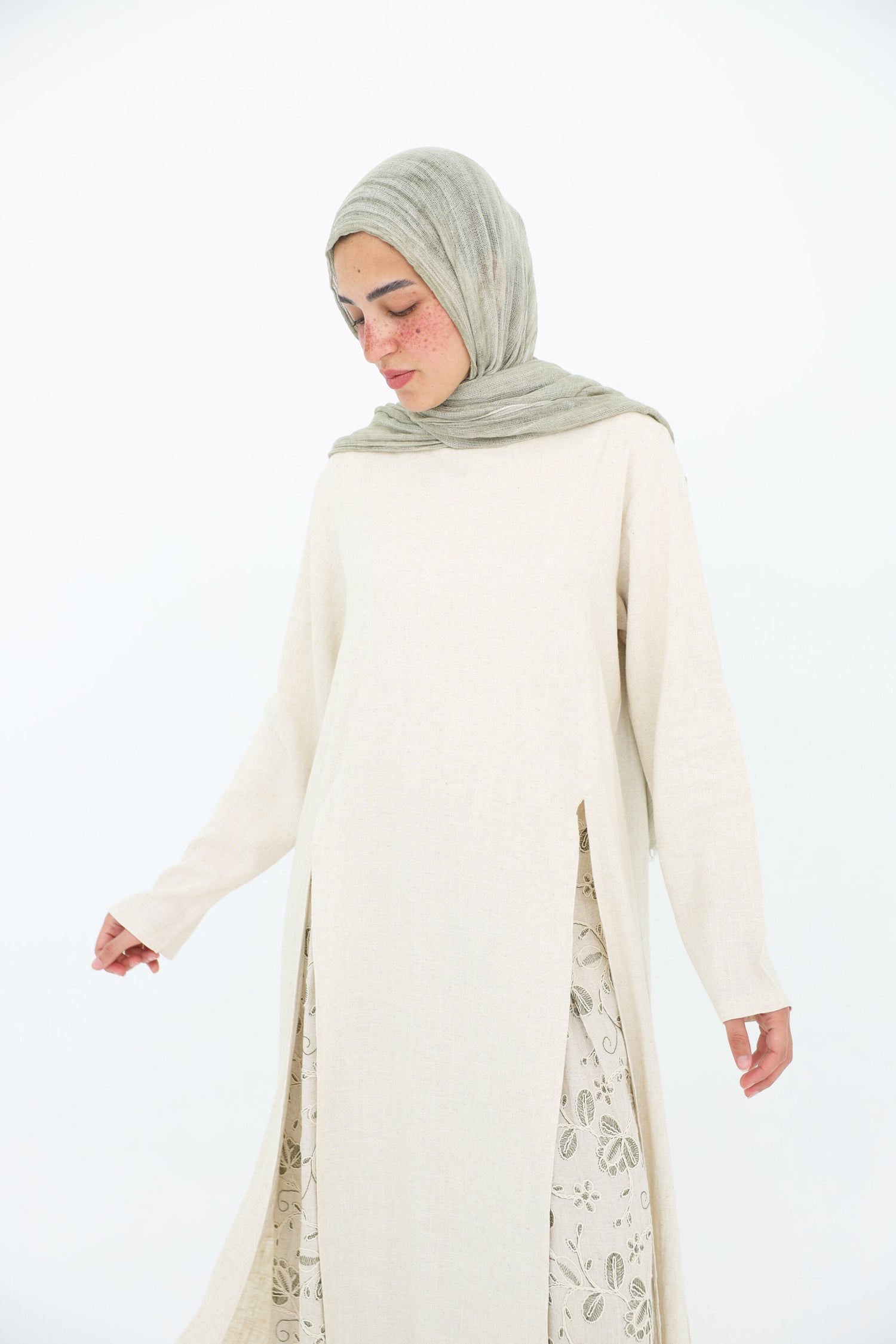 Linen Modest Set
