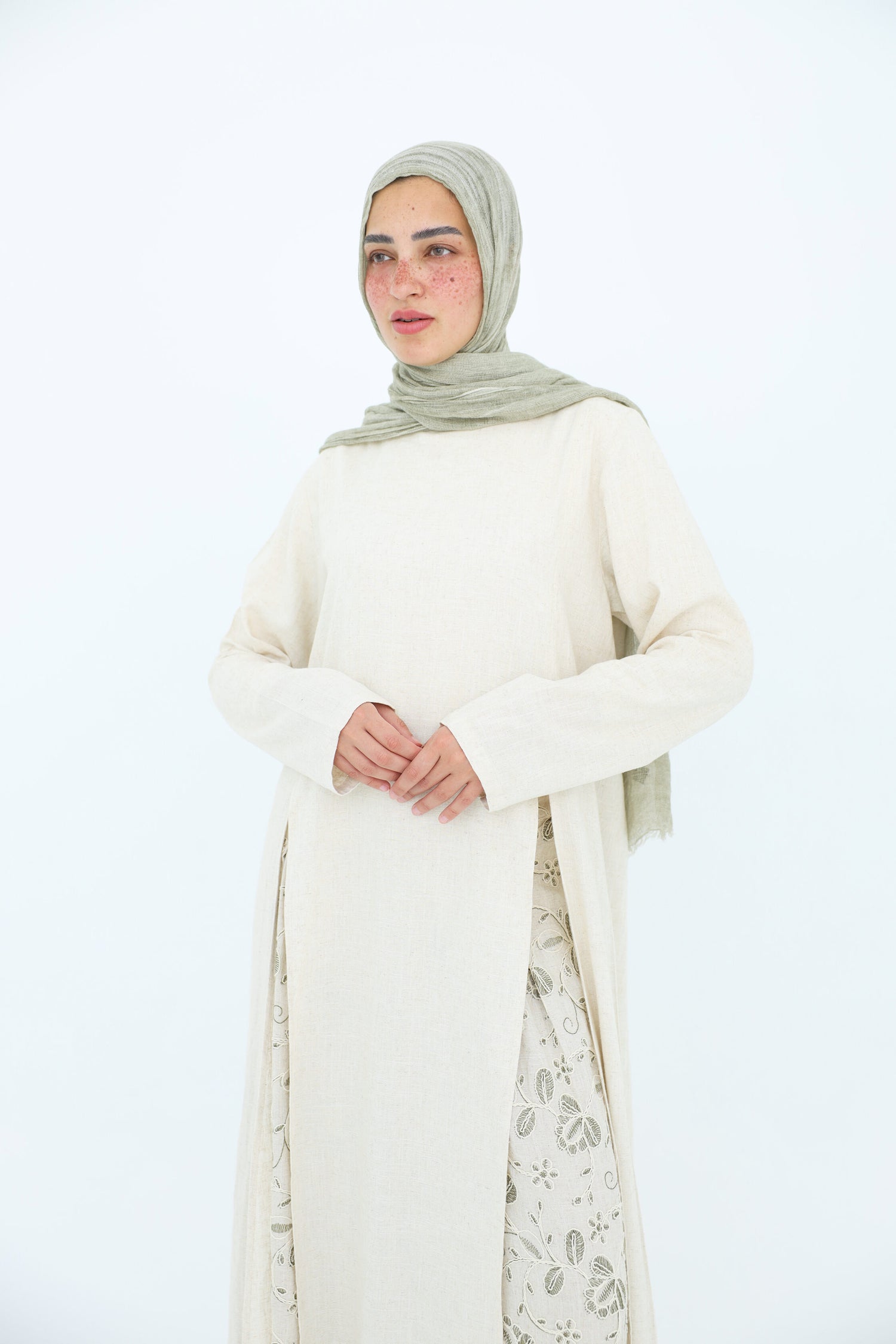 Linen Modest Set