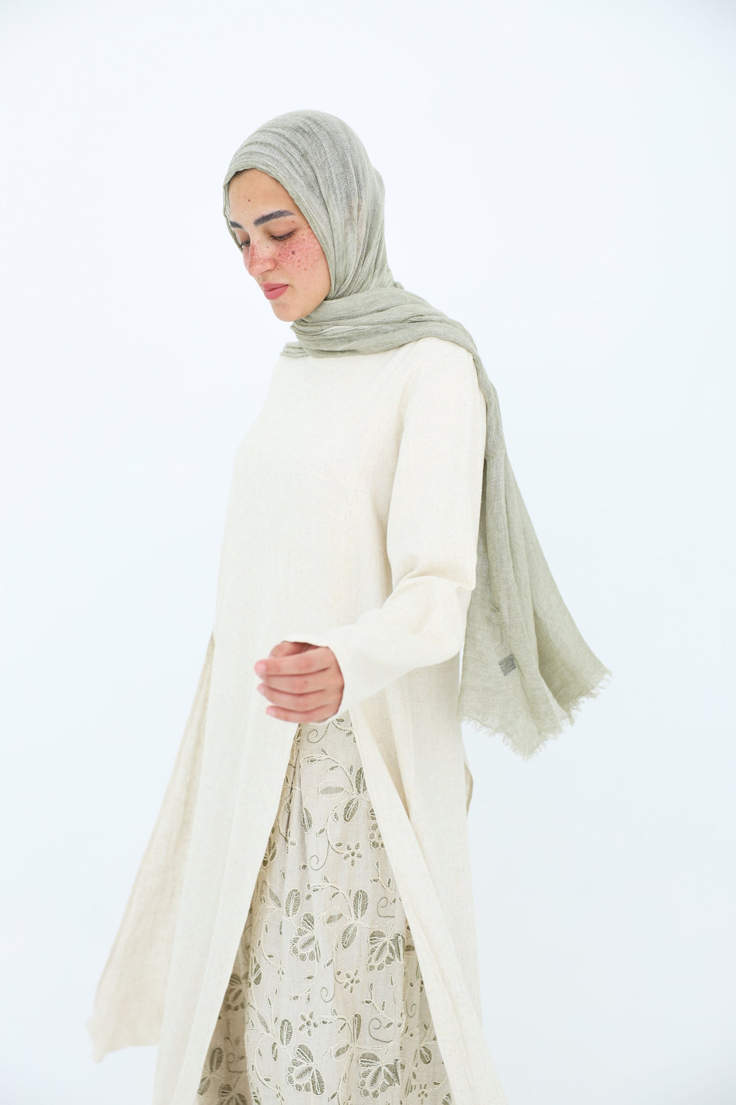 Linen Modest Set