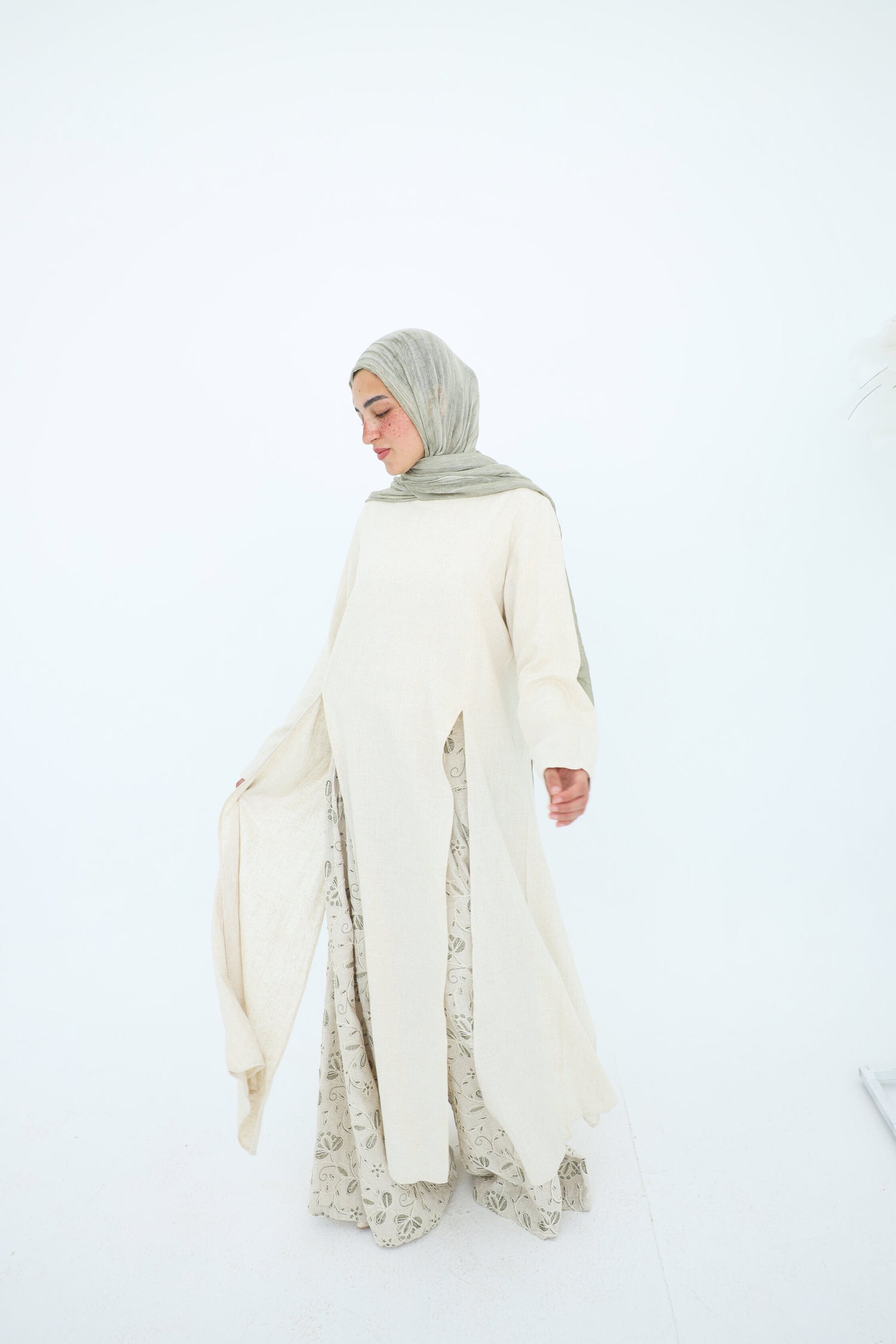 Linen Modest Set