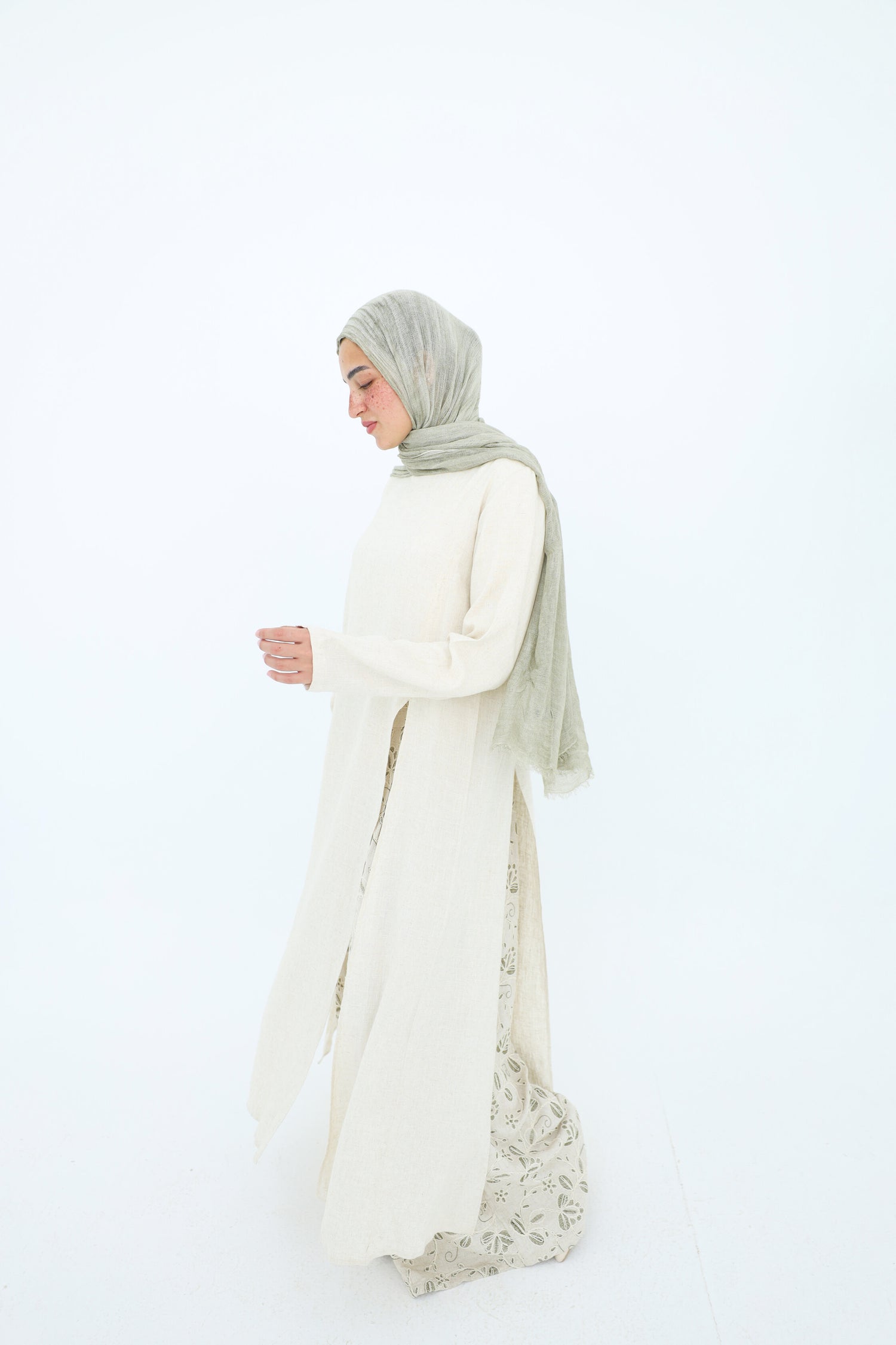 Linen Modest Set