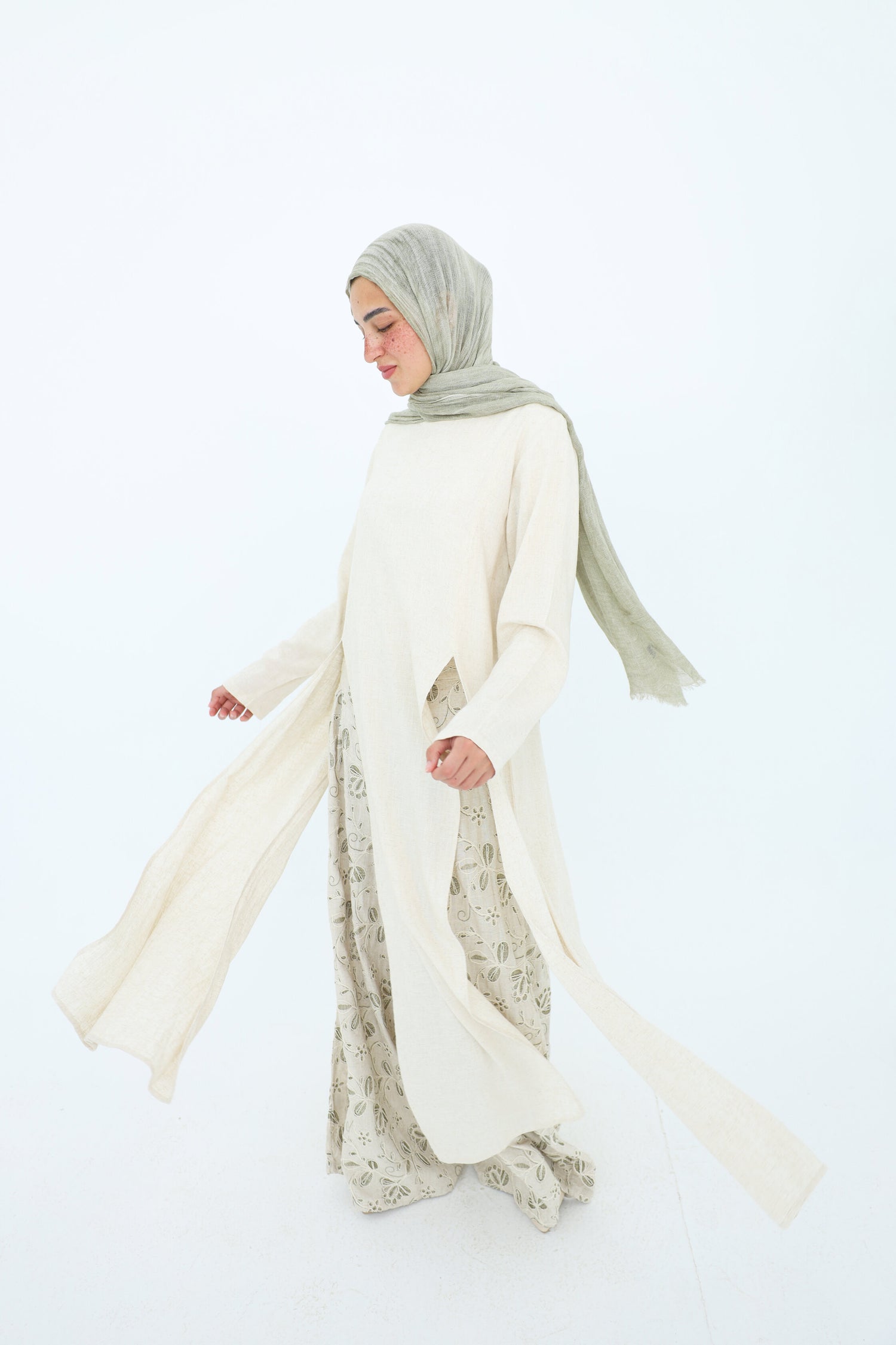 Linen Modest Set