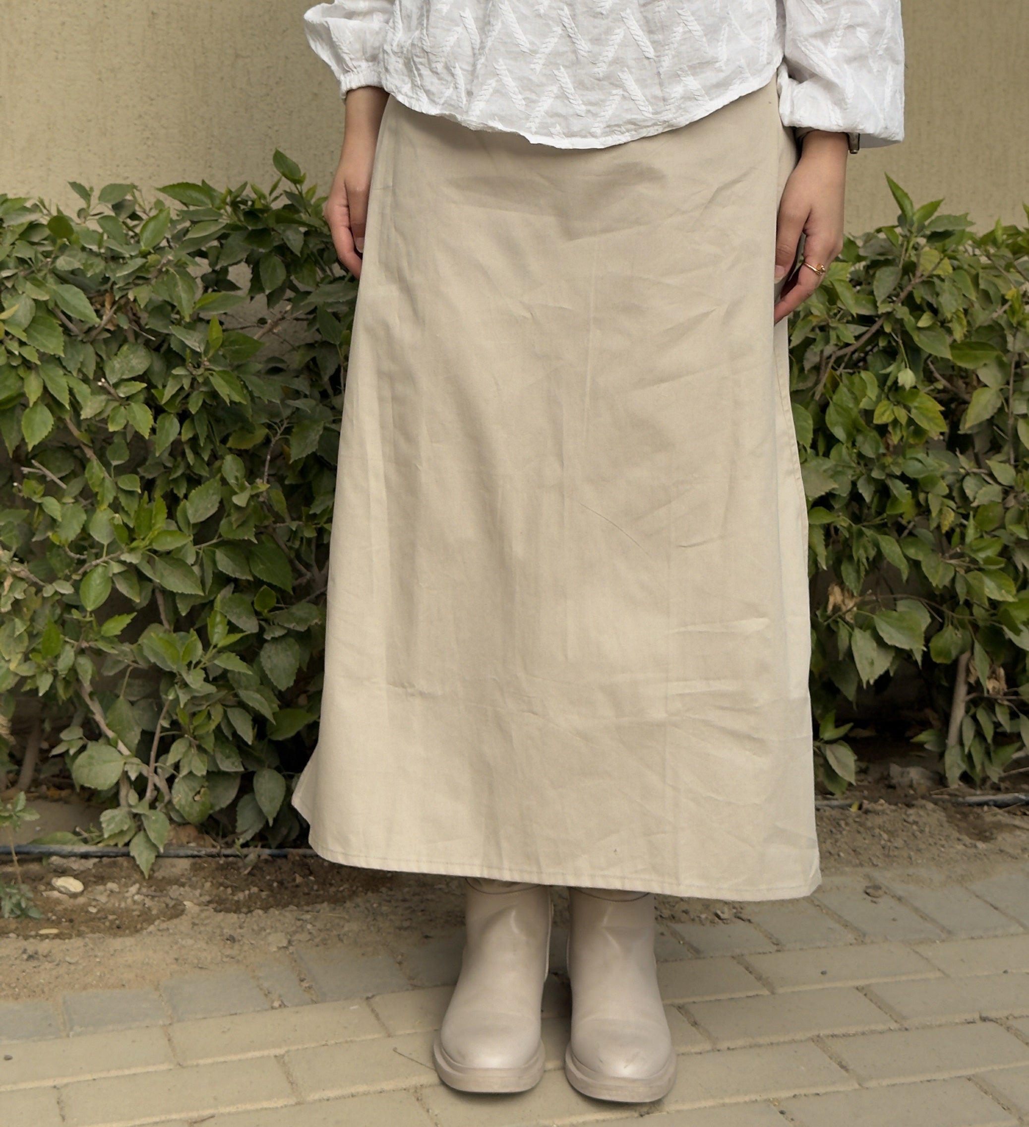 Gabardine Skirt