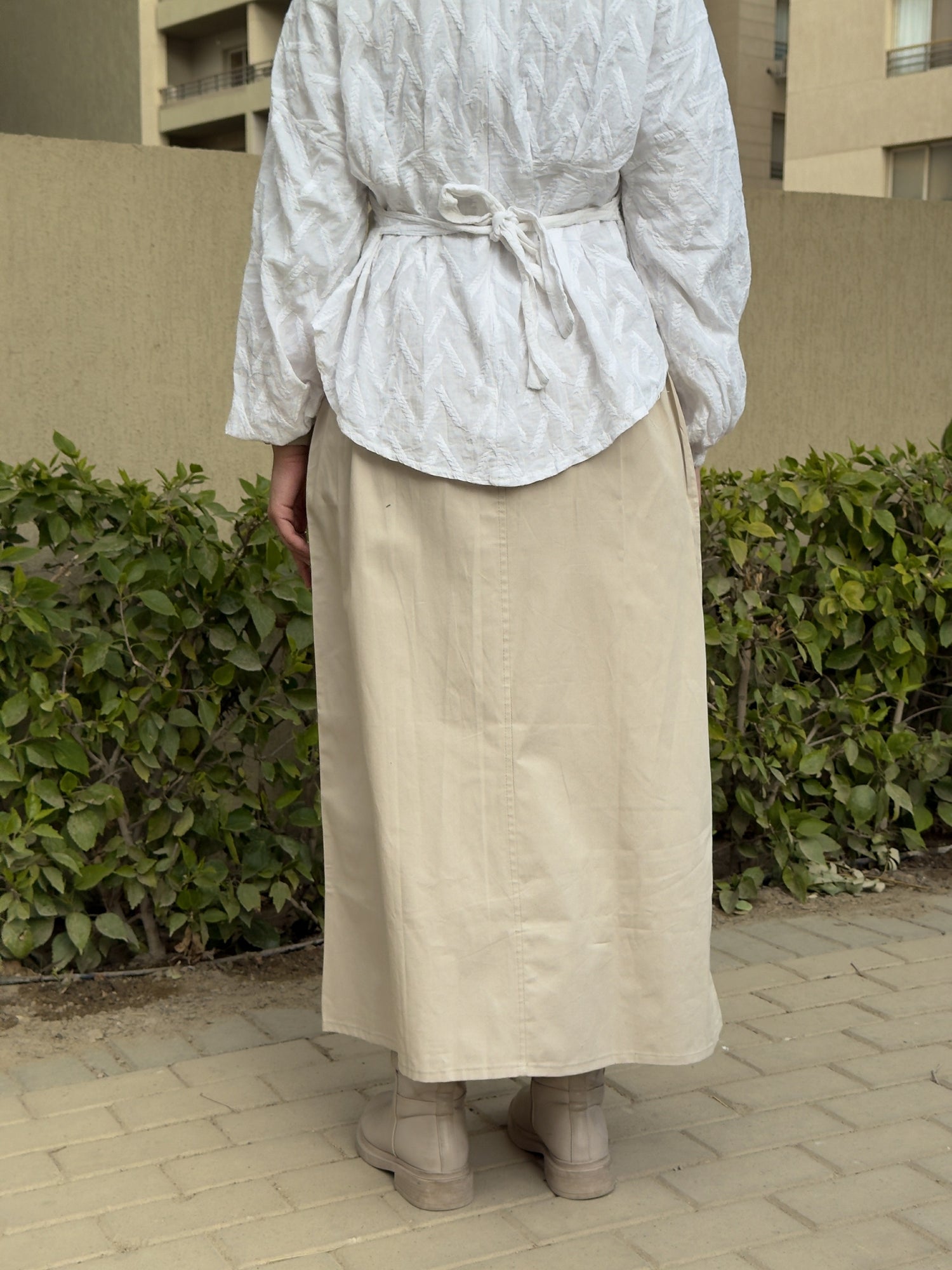 Gabardine Skirt