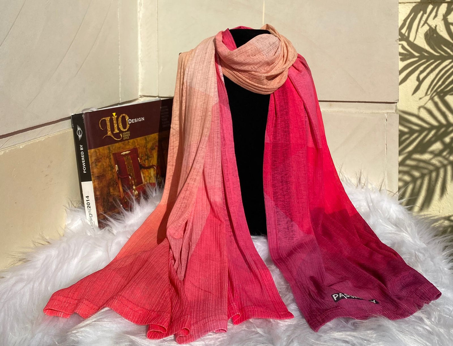 Kuwaiti Scarf-Hot Pink