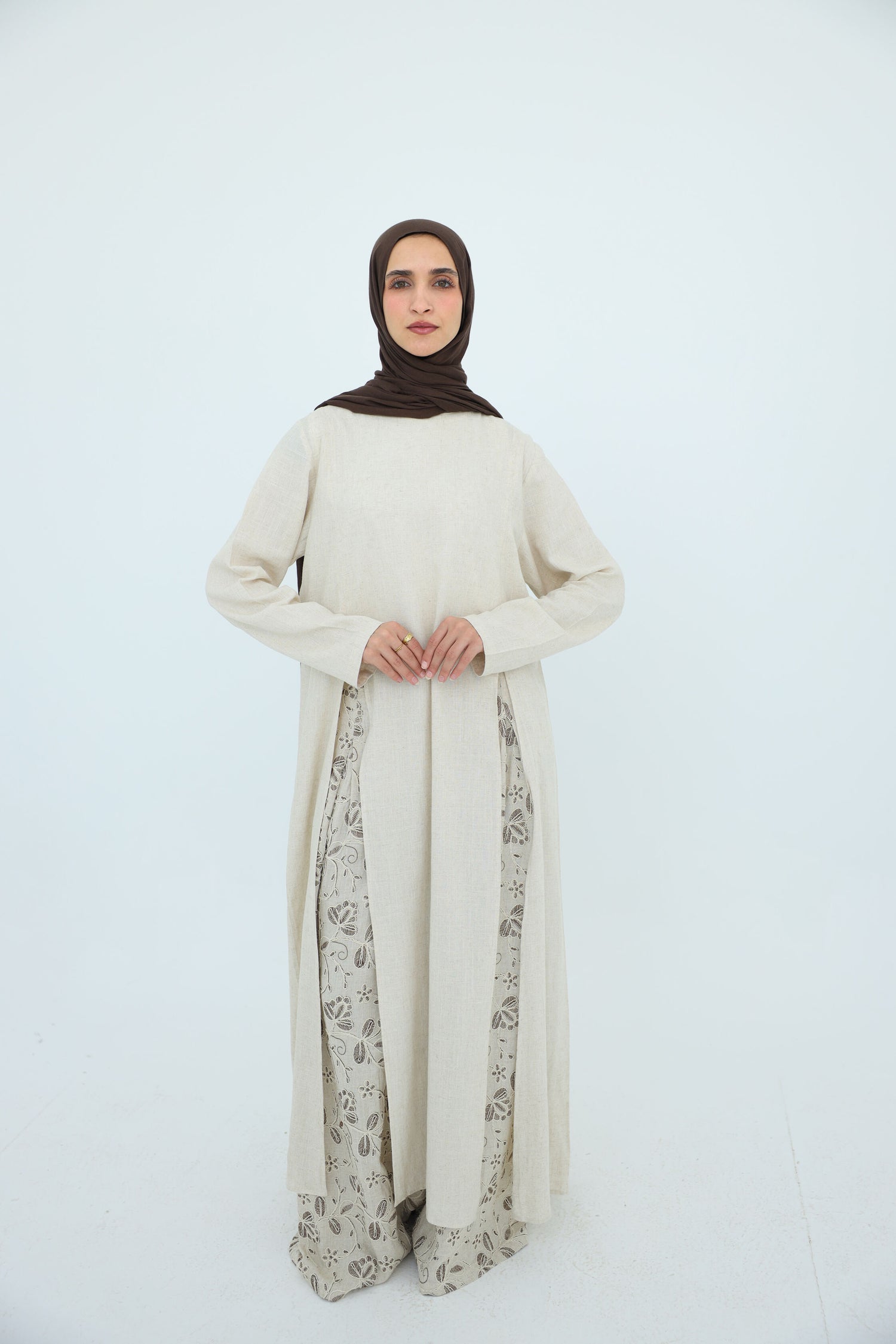 Linen Modest Set