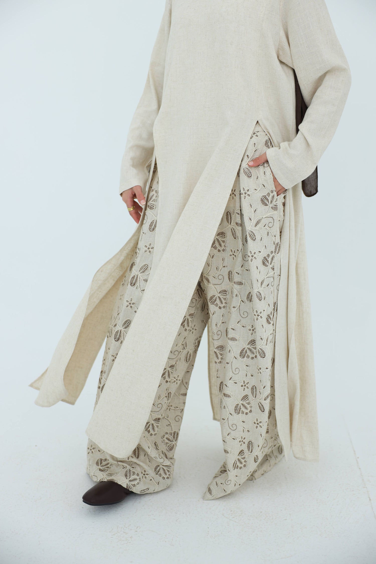 Linen Modest Set