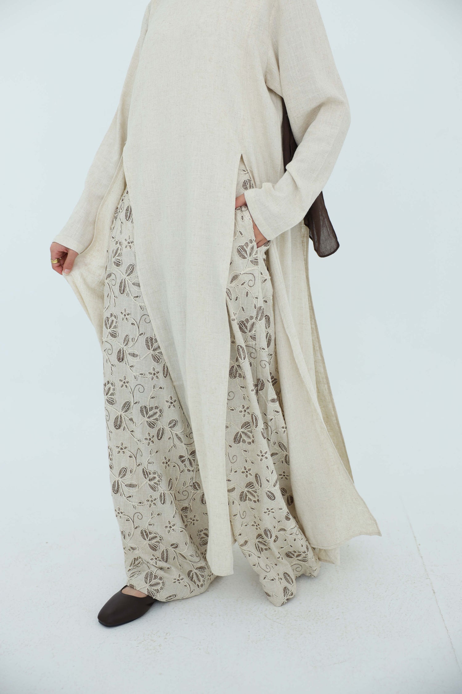 Linen Modest Set