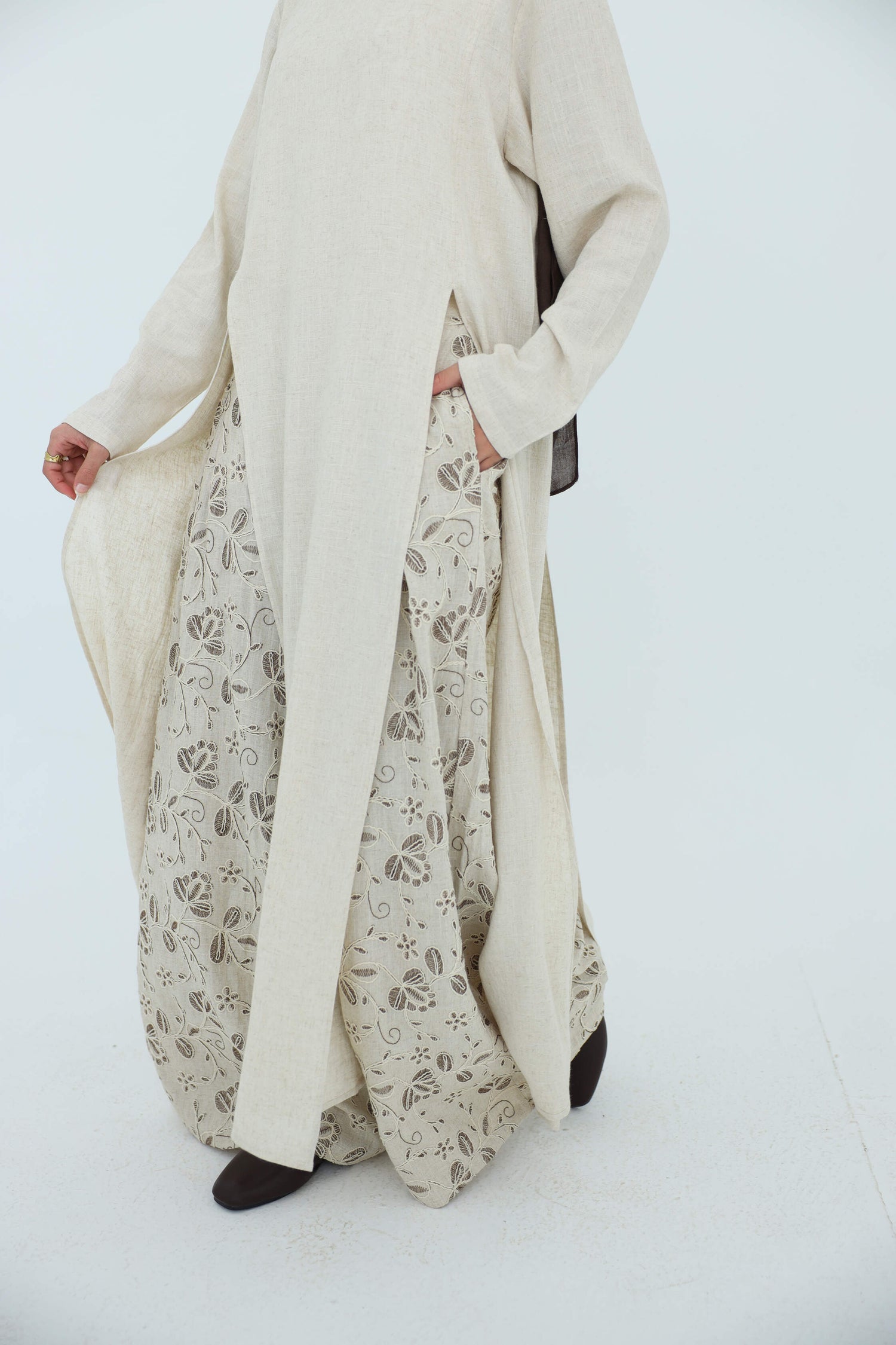 Linen Modest Set