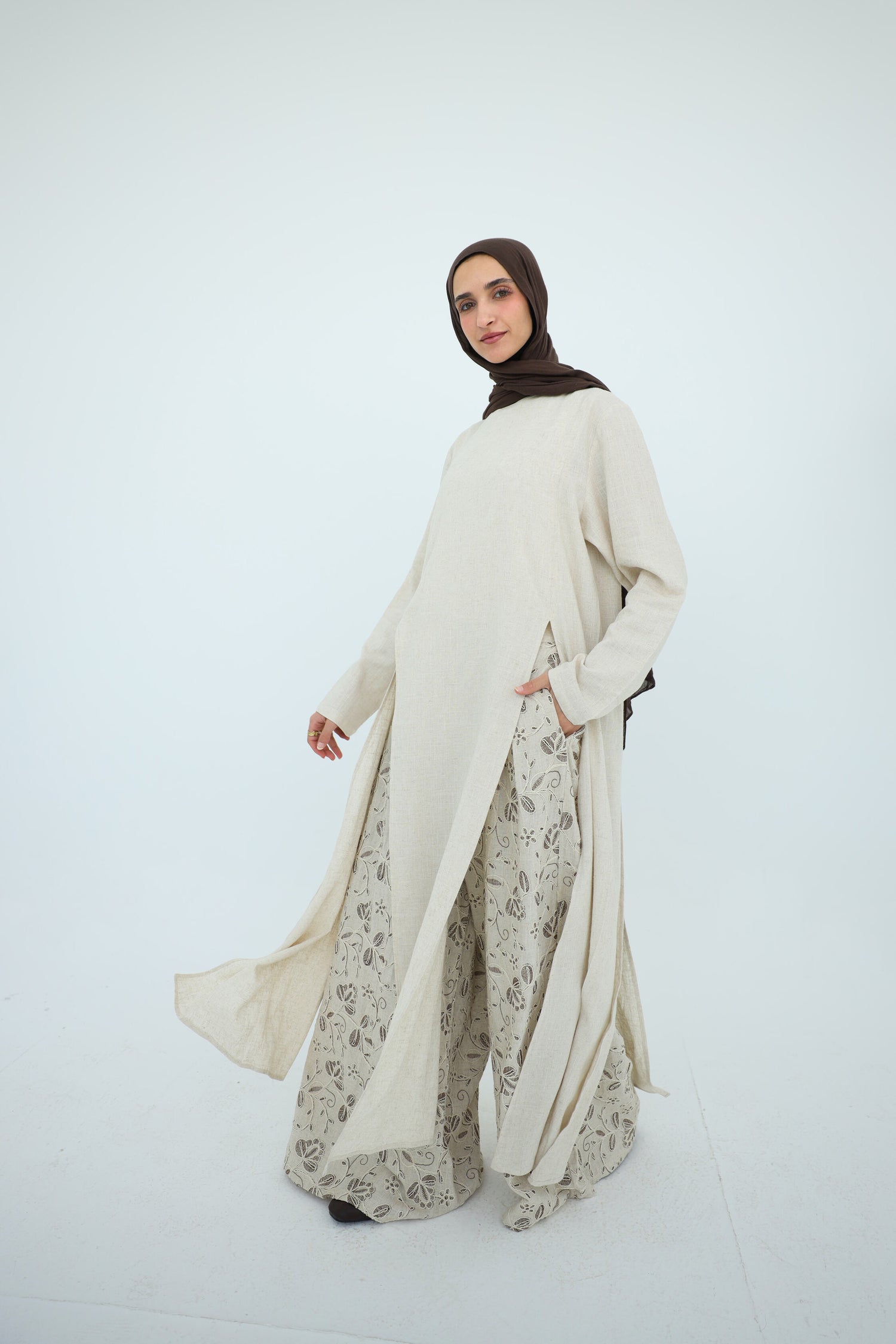 Linen Modest Set