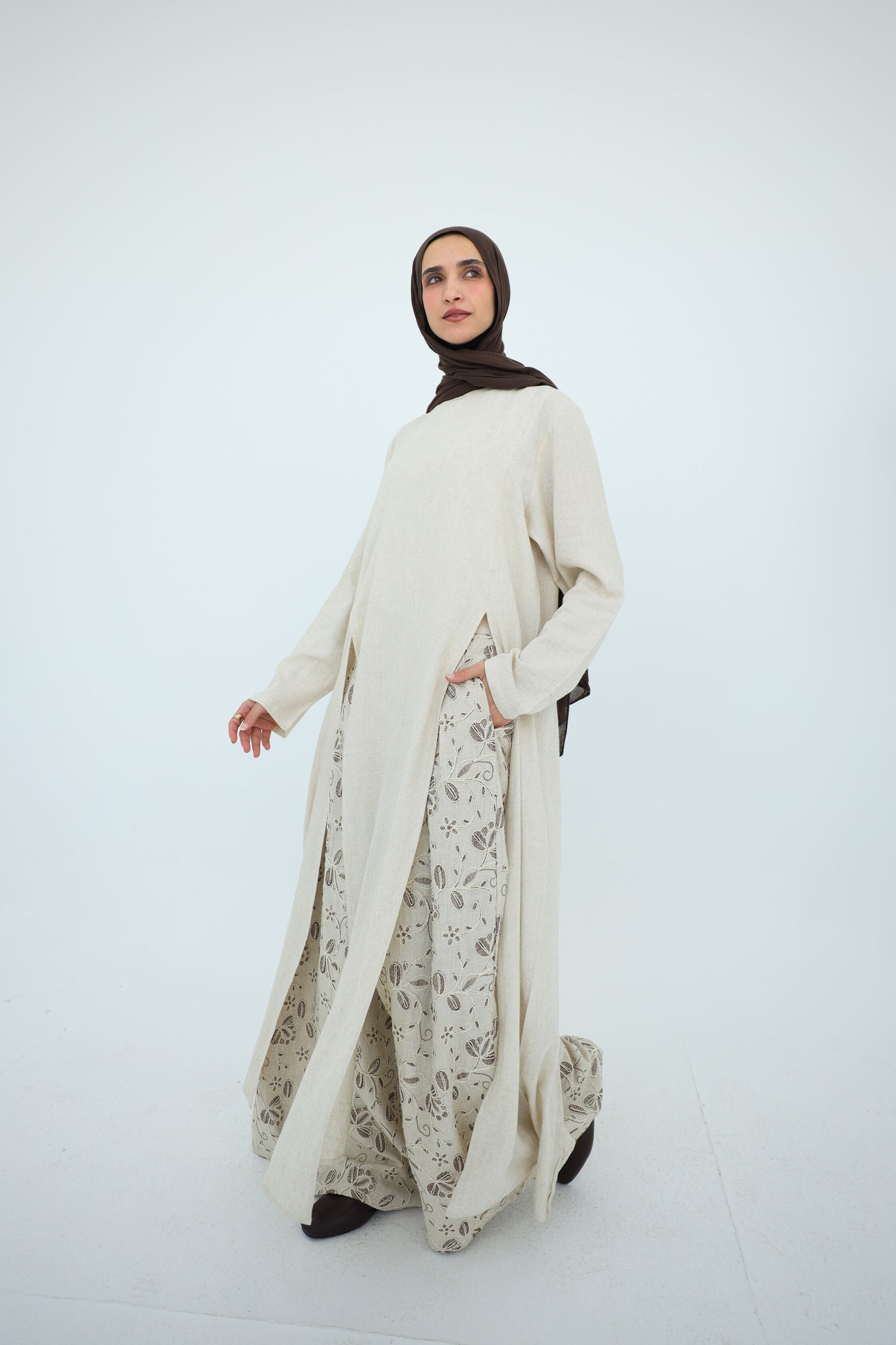 Linen Modest Set